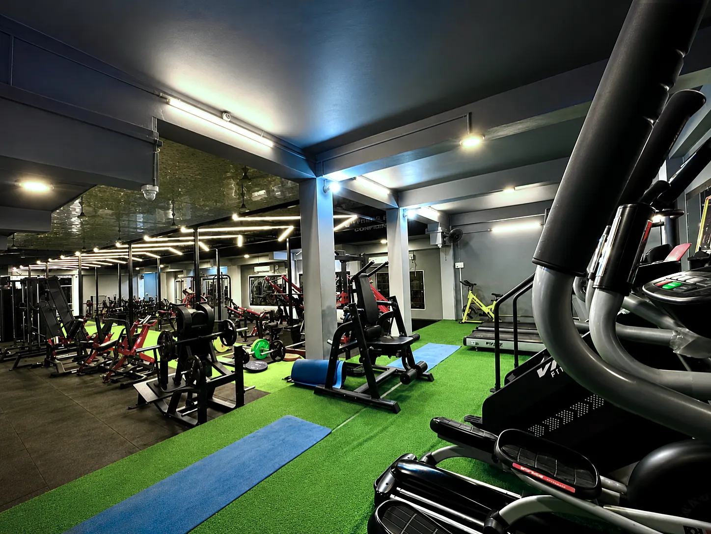 Cardio machines section