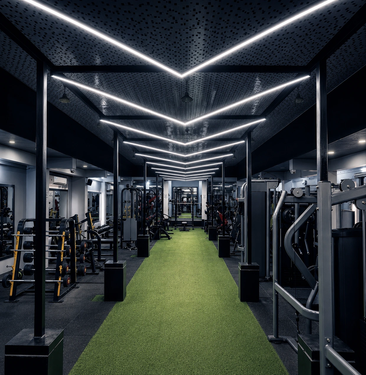 Platinum Fitness main training floor