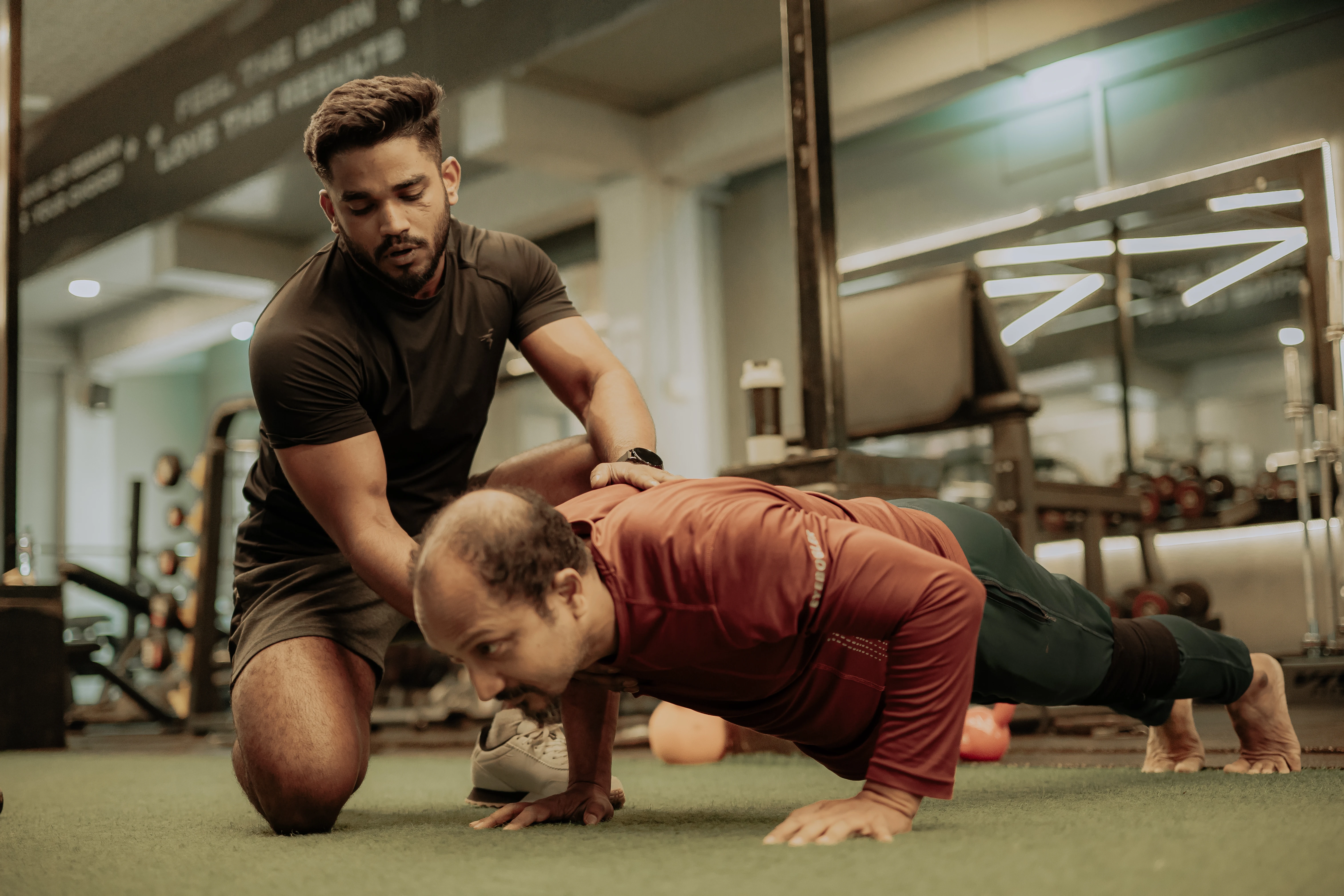Personal training area at Platinum Fitness